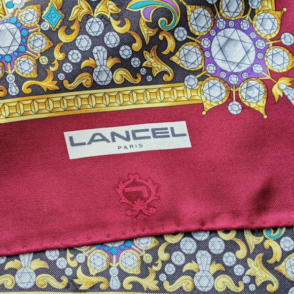 Lancel silk scarf - Picture 4 of 4